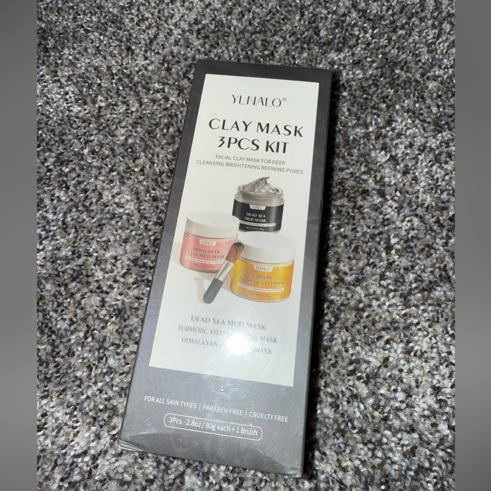 YLNALO clay mask trio NIB